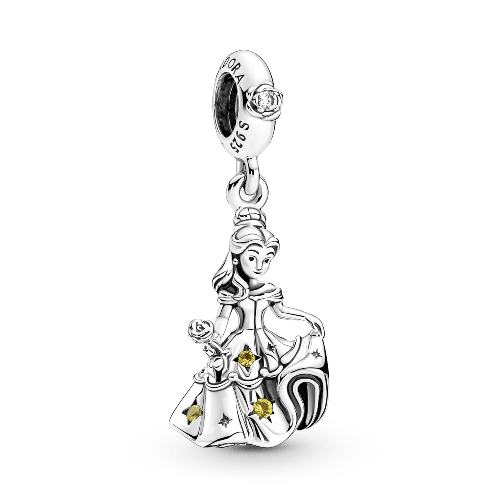 Piekarināmais Disney Skaistules un Briesmoņa amulets ar dejojošās Bellas motīvu