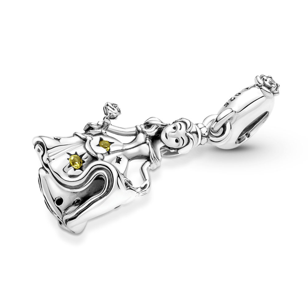 Piekarināmais Disney Skaistules un Briesmoņa amulets ar dejojošās Bellas motīvu