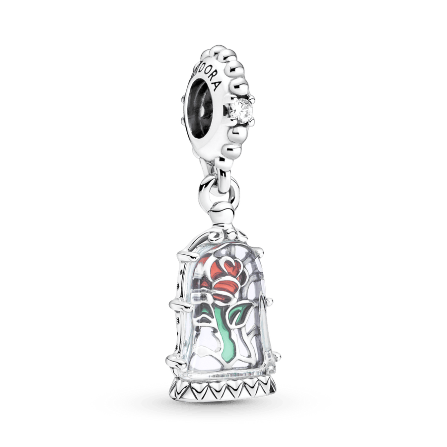 Piekarināmais Disney Skaistules un Briesmoņa apburtās rozes amulets