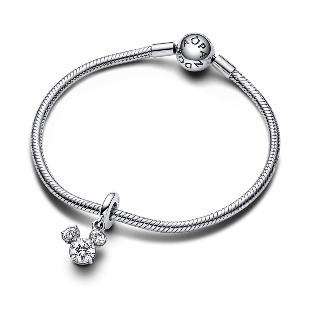 Disney Dzirkstošais Mikija galvas silueta piekariņš