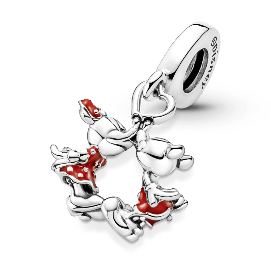 Piekarināmais Disney Mikija un Minnijas skūpstu amulets