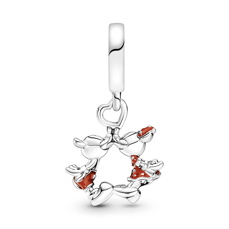 Piekarināmais Disney Mikija un Minnijas skūpstu amulets