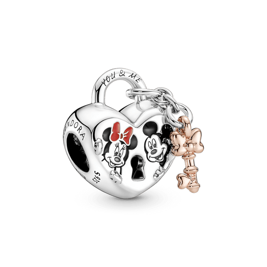 Piekarināmais Disney Mikija un Minnijas mūžīgās mīlestības amulets