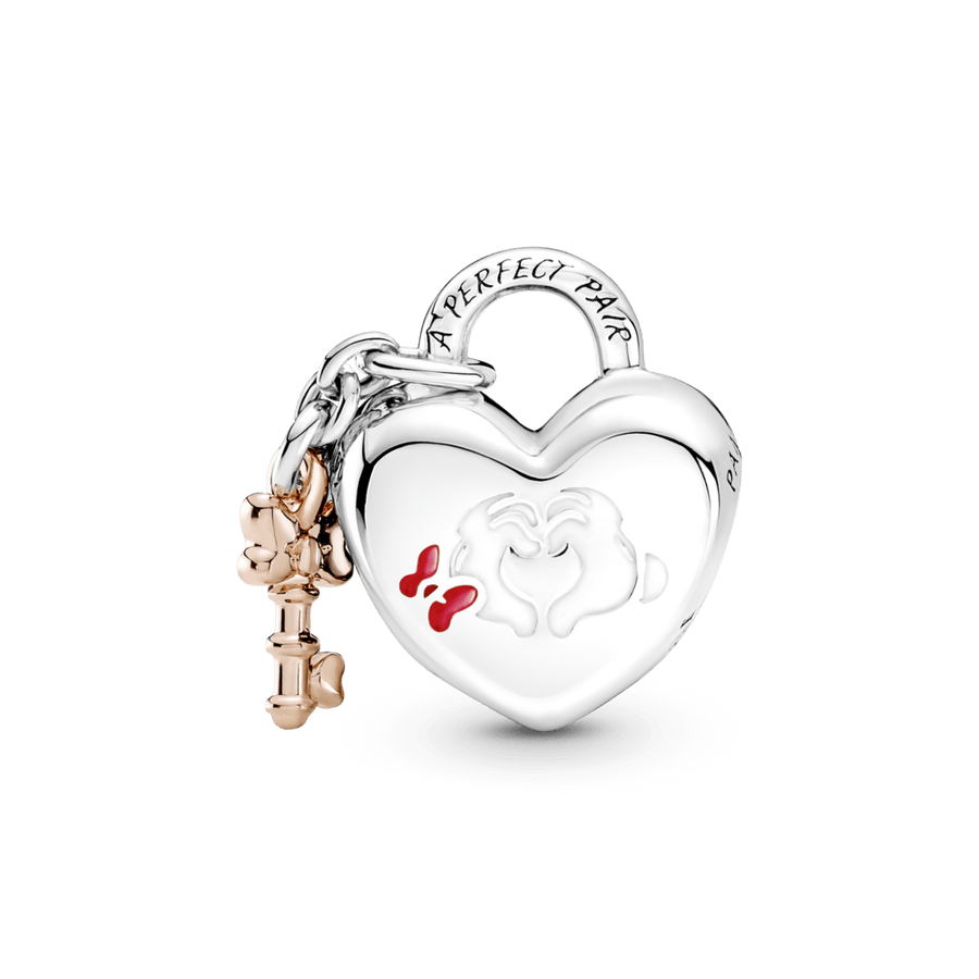 Piekarināmais Disney Mikija un Minnijas mūžīgās mīlestības amulets