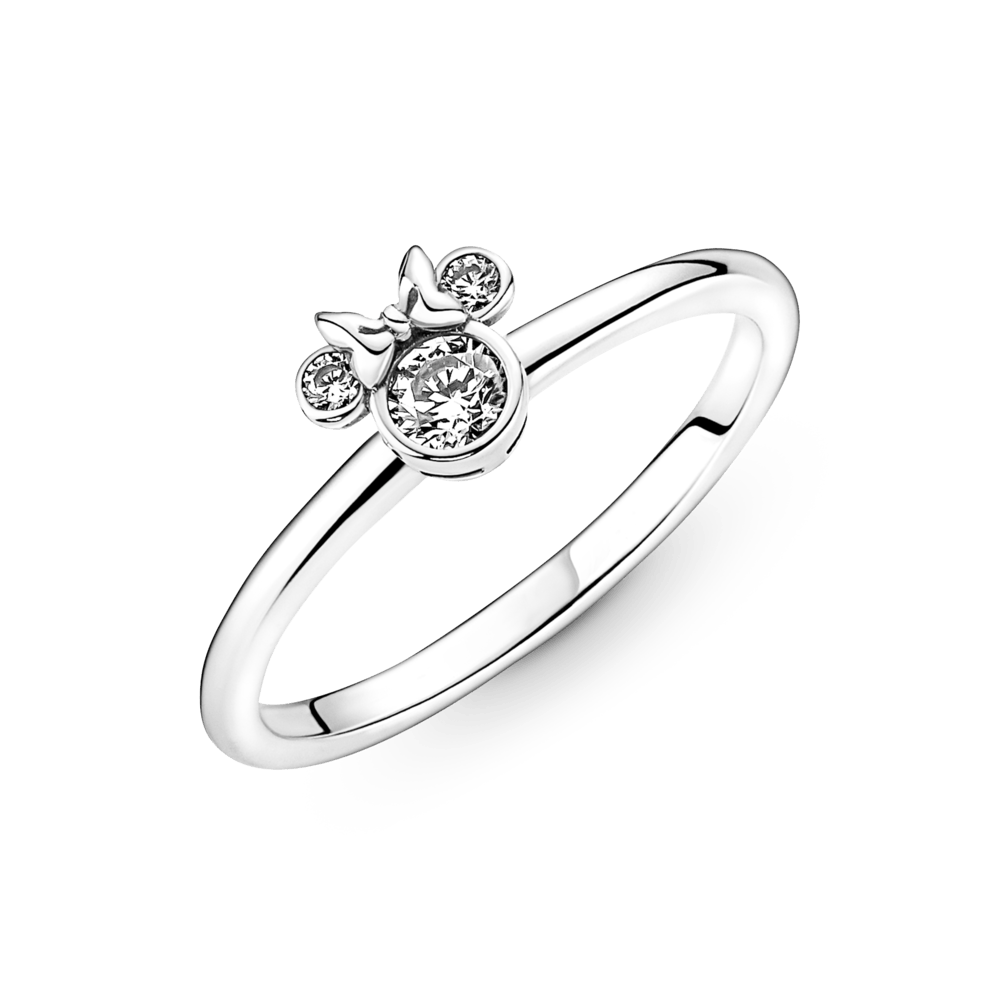 Gredzens ar mirdzošu Disney Minnijas galvu