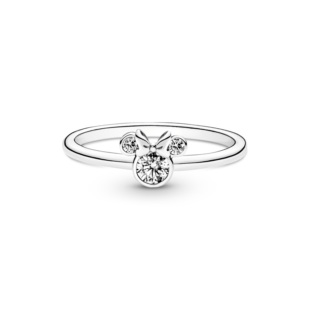 Gredzens ar mirdzošu Disney Minnijas galvu