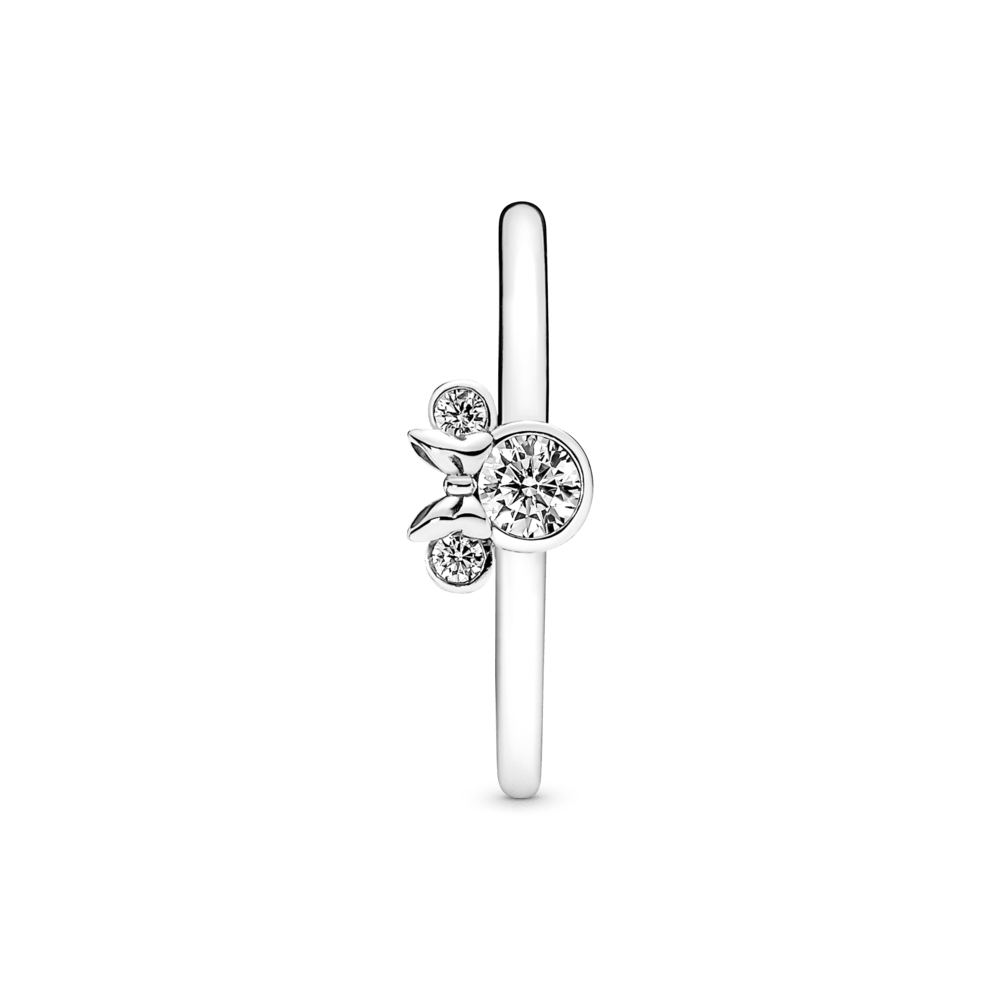 Gredzens ar mirdzošu Disney Minnijas galvu