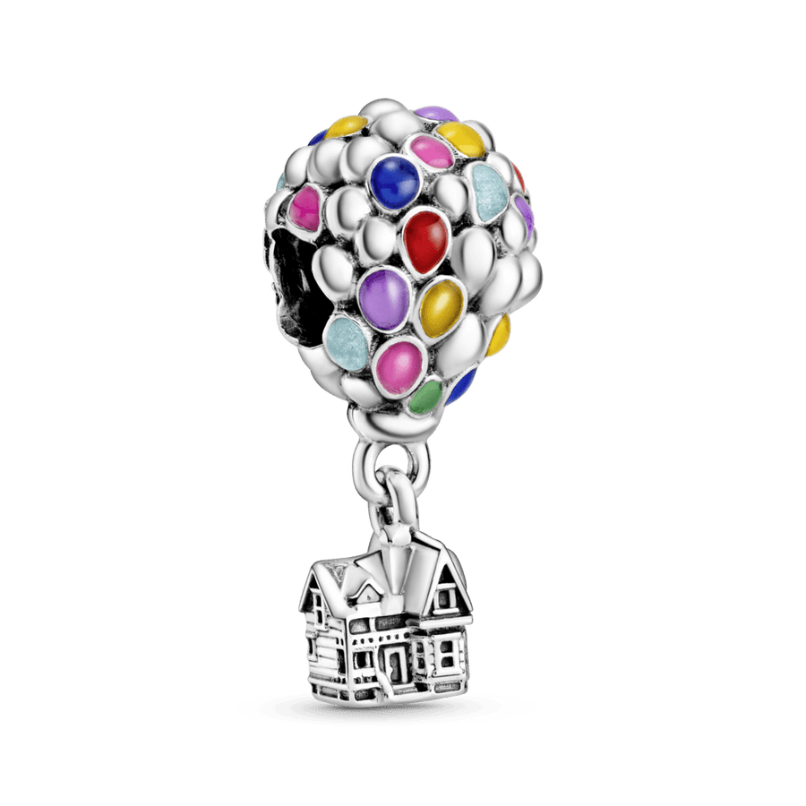 Disney "Augšup" amulets ar māju un baloniem