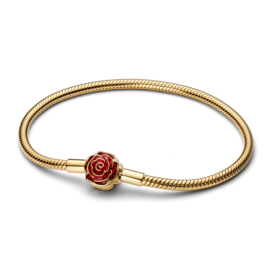 Disney skaistules un briesmoņa apburtās rozes čūskas ķēdes rokassprādze