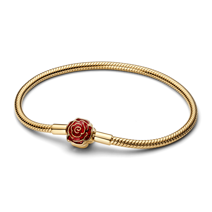 Disney skaistules un briesmoņa apburtās rozes čūskas ķēdes rokassprādze