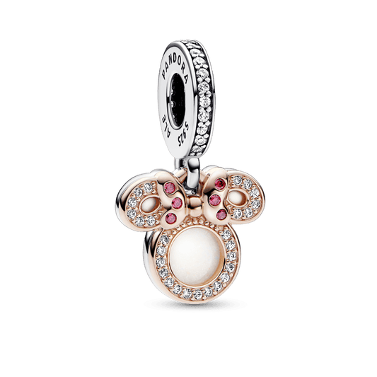 Piekarināmais Disney Minie Mouse silueta dubultais amulets