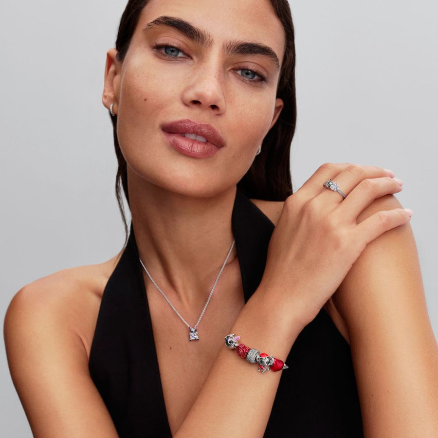 Disney rozes Murano stikla amulets