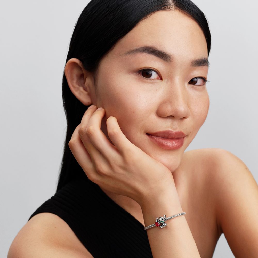 Disney rozes Murano stikla amulets