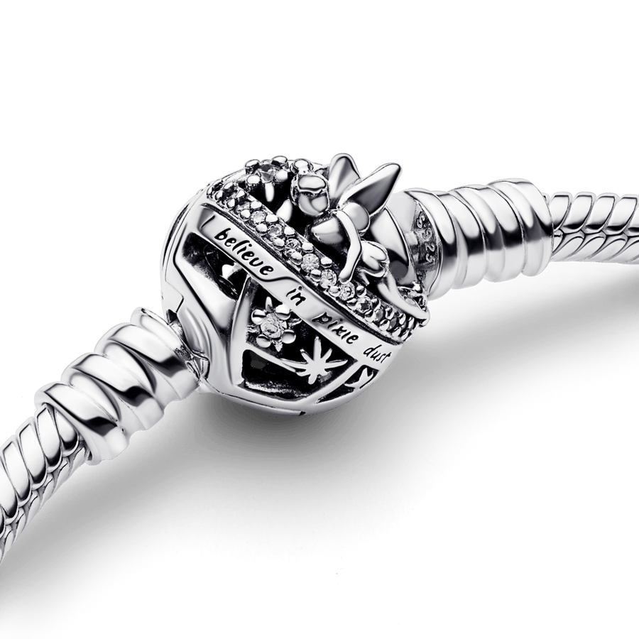 Disney Tinker čūskas raksta ķēdītes rokassprādze ar zvanveida aizdari