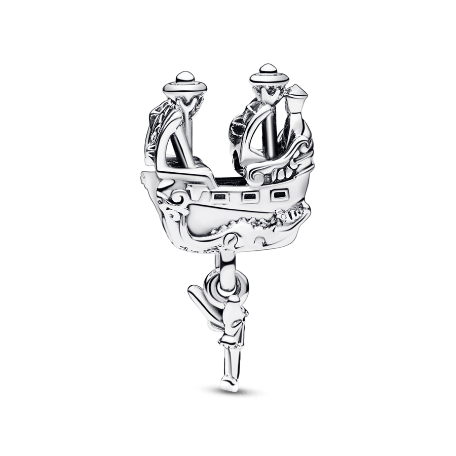 Disney Tinker Bell un Captain Hook pirātu kuģa amulets