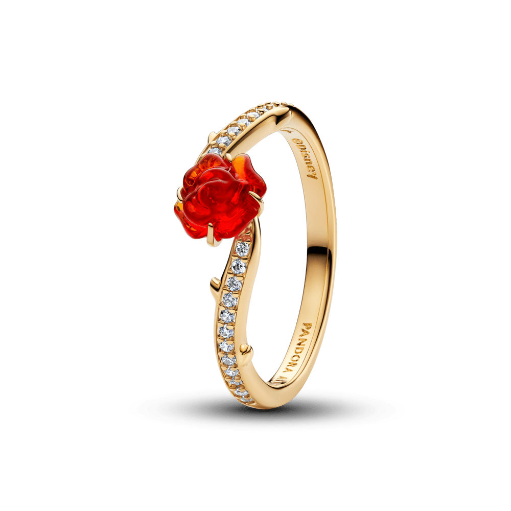 Disney skaistules un briesmoņa apburtās rozes gredzens