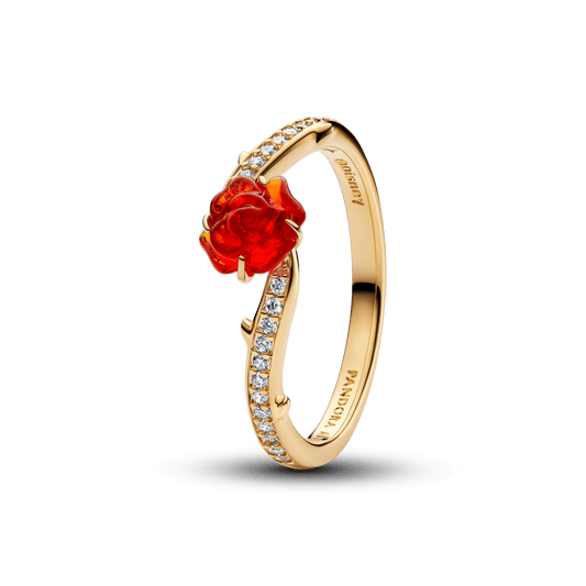 Disney skaistules un briesmoņa apburtās rozes gredzens