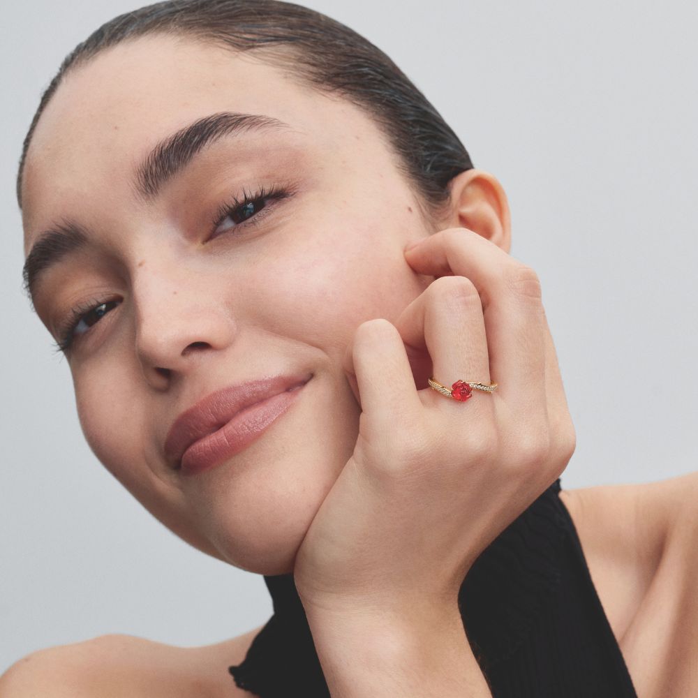 Disney skaistules un briesmoņa apburtās rozes gredzens