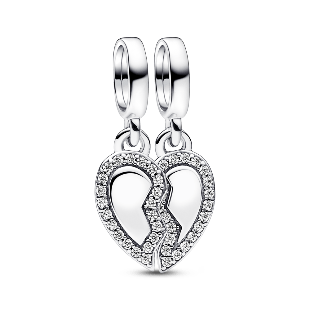 Sadalāms draugu sirds formas piekarināmais amulets