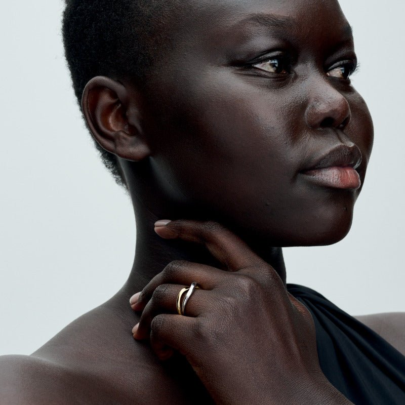 Divtoņu divu joslu gredzens