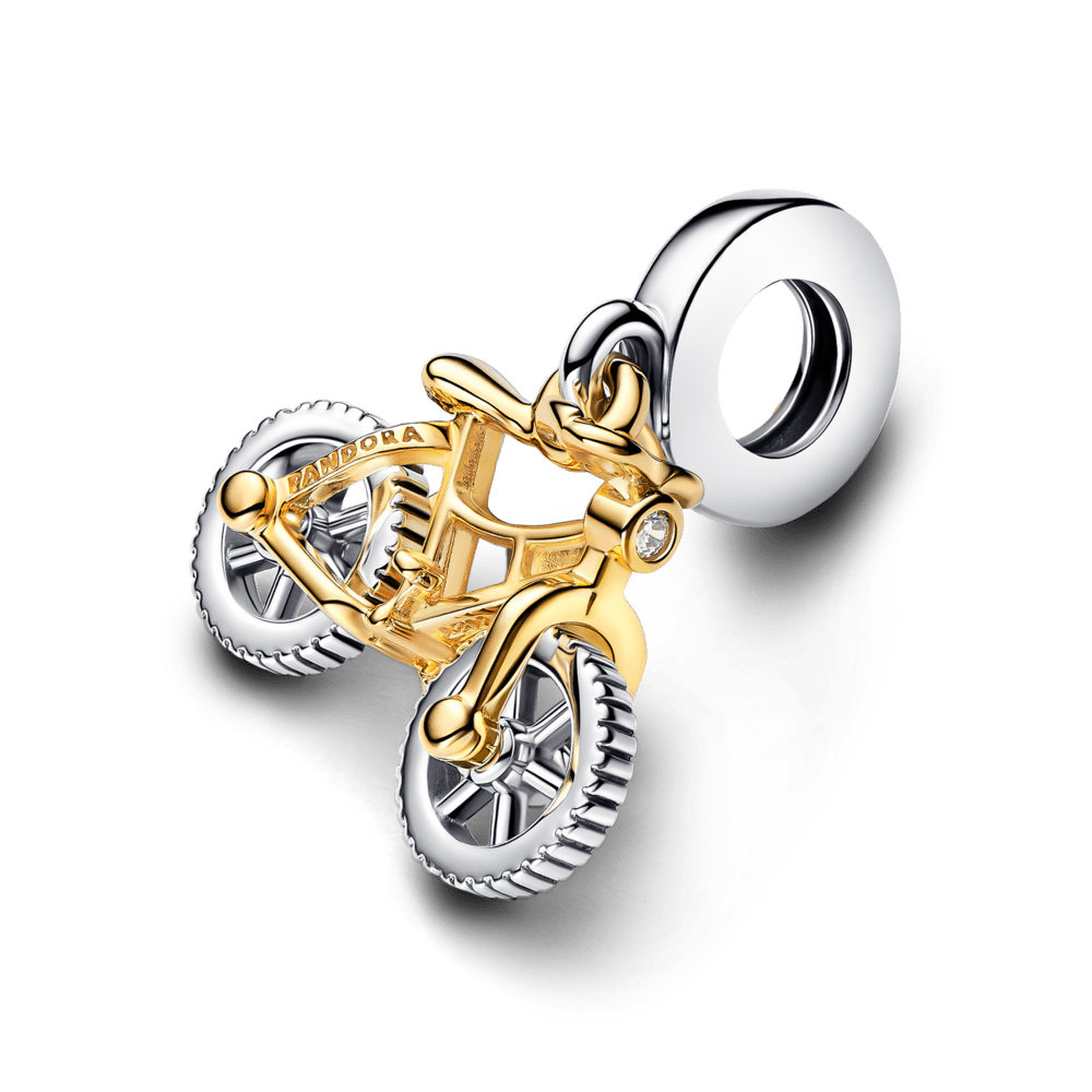 Divtoņu velosipēda riteņu amulets