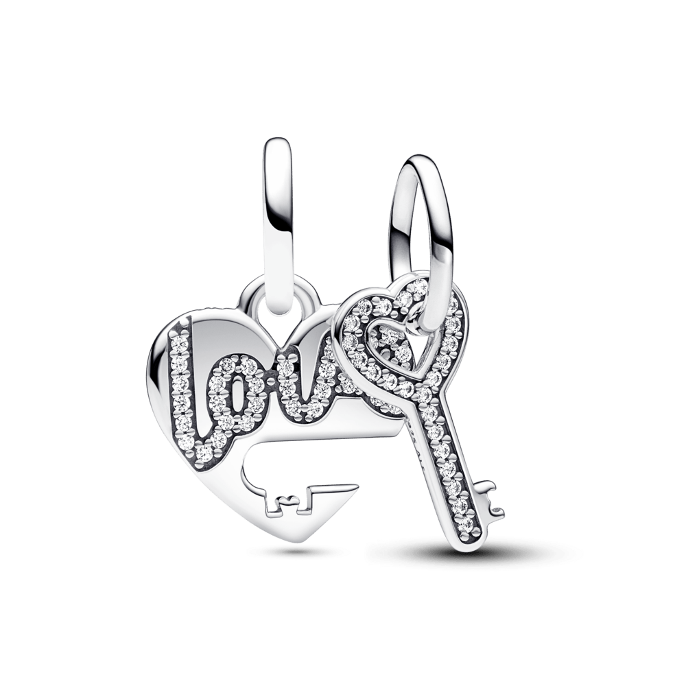 Sadalāmas sirds & atslēgas piekariņa amulets