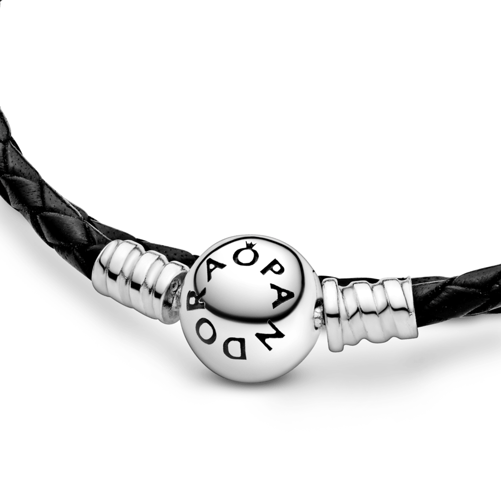 Pandora Moments dubultā melnās ādas aproce