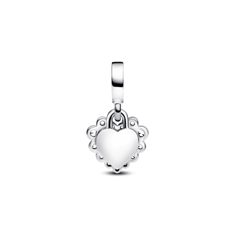 Mirdzošais dubultais sirds amulets