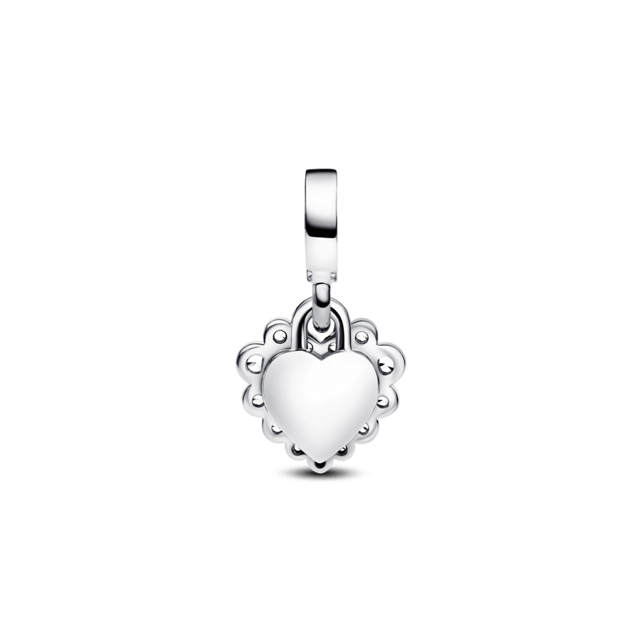 Mirdzošais dubultais sirds amulets