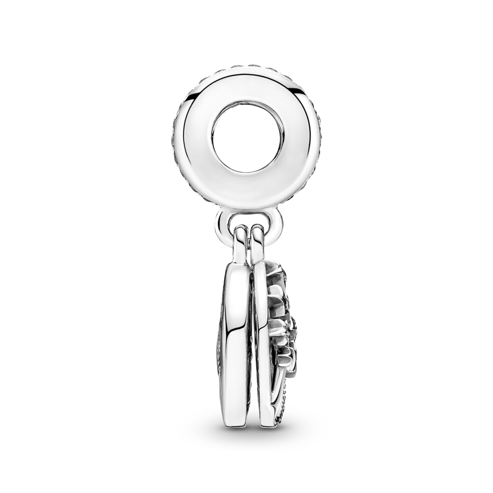 Dubultais, piekarināmais amulets ar koku un galaktikas mēneša motīvu