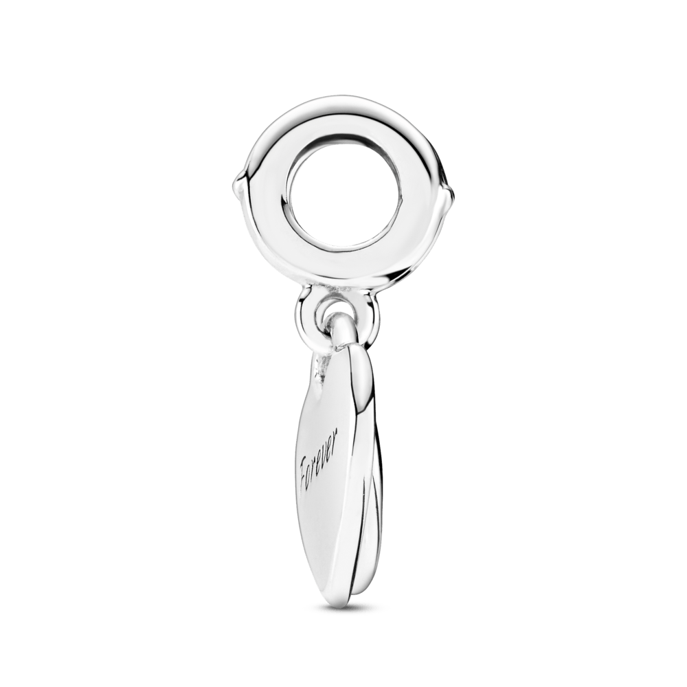 Dalītās sirds amulets ar dubulto piekariņu