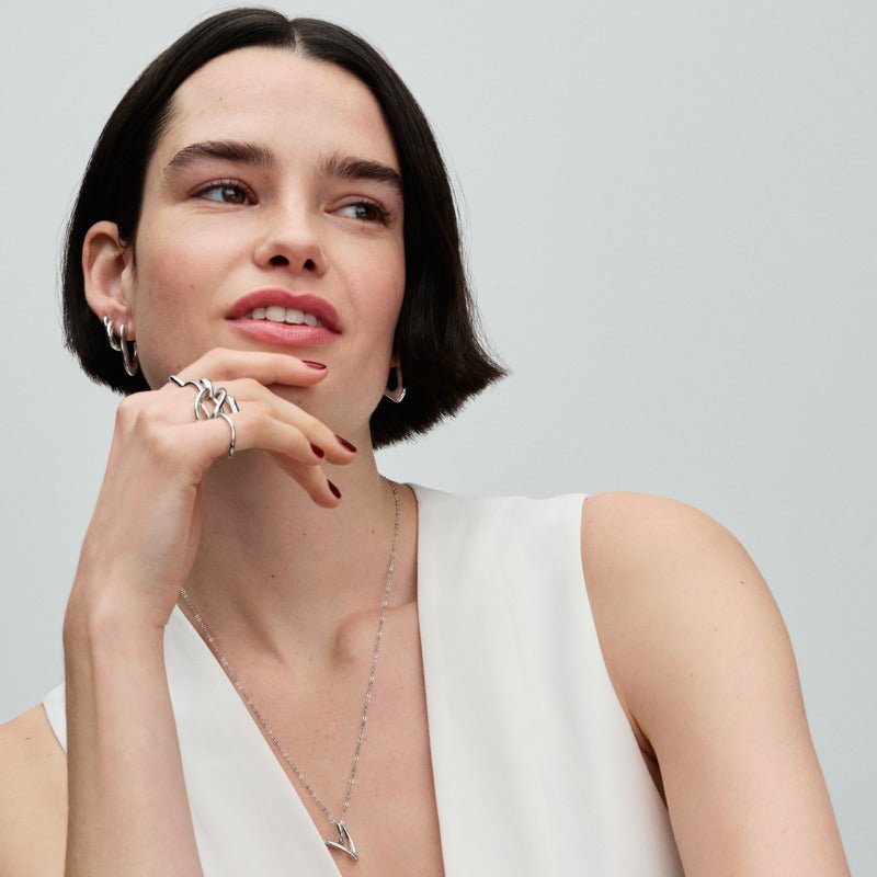 Apļveida Huggie stīpiņu auskari