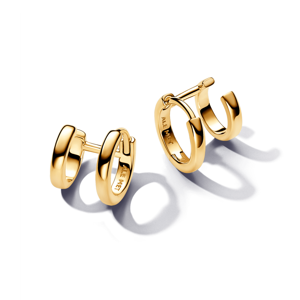 Dubultie Huggie stīpiņu auskari