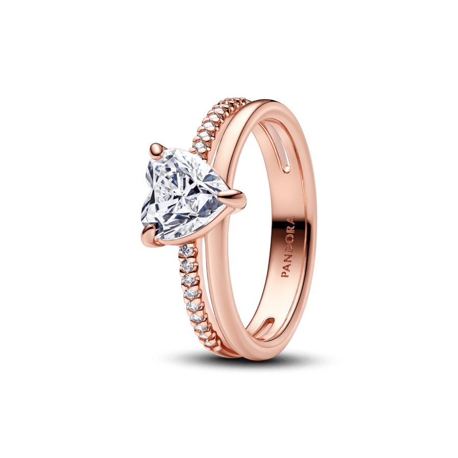Dubultjoslas sirds gredzens