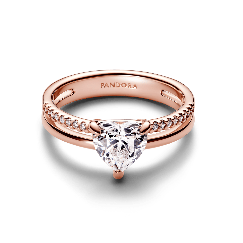 Dubultjoslas sirds gredzens