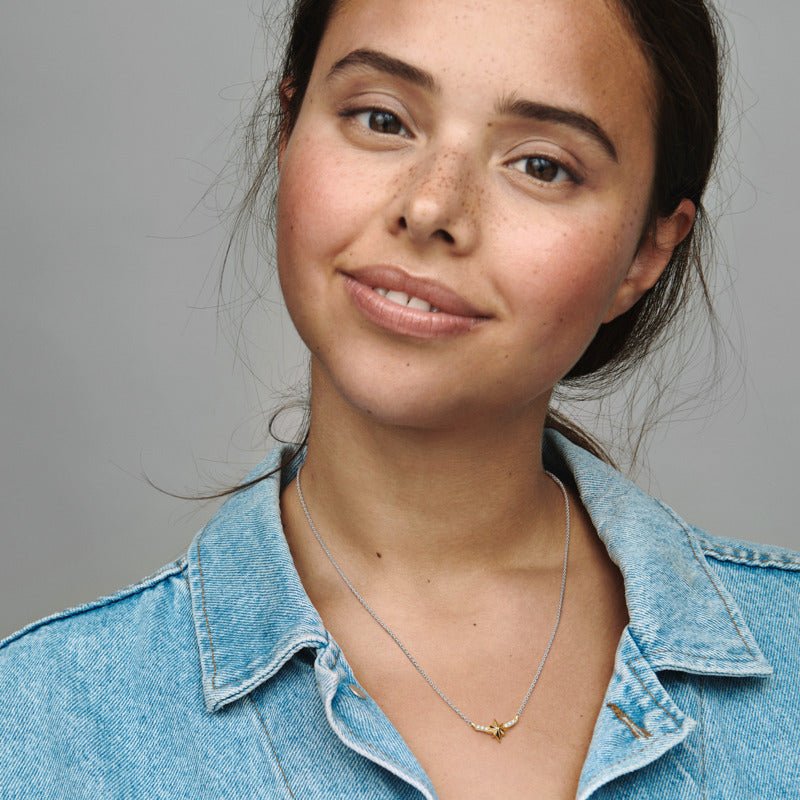 Marvel kapteiņa divu toņu zvaigznes kaklarota