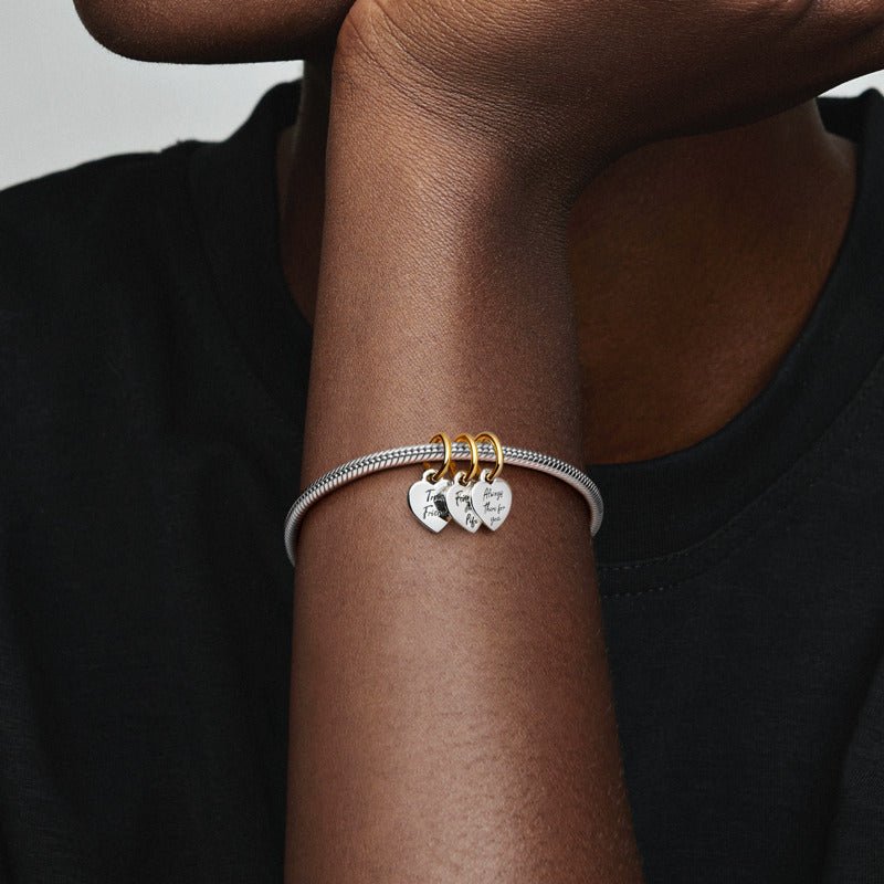 Trīskāršs divu toņu sadalāms draudzības amulets