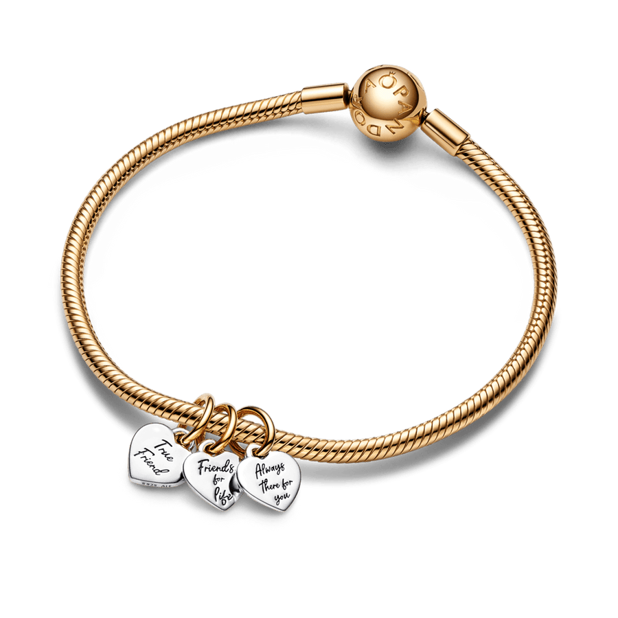 Trīskāršs divu toņu sadalāms draudzības amulets