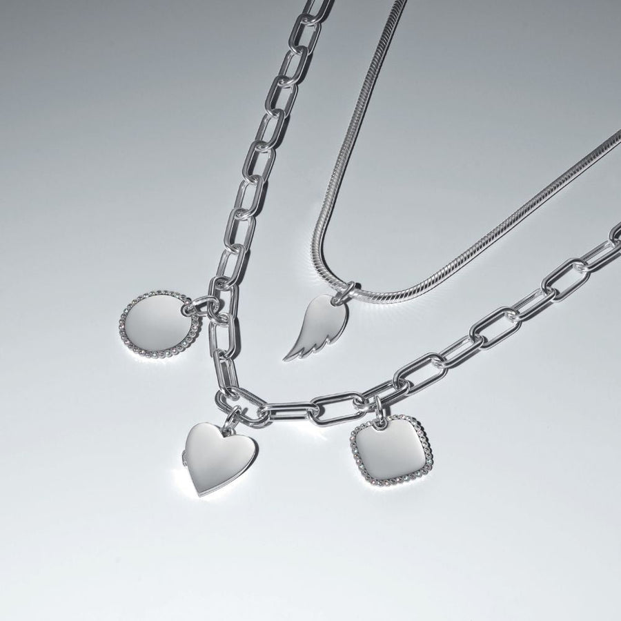 Iegravējamais kvadrātveida kulons