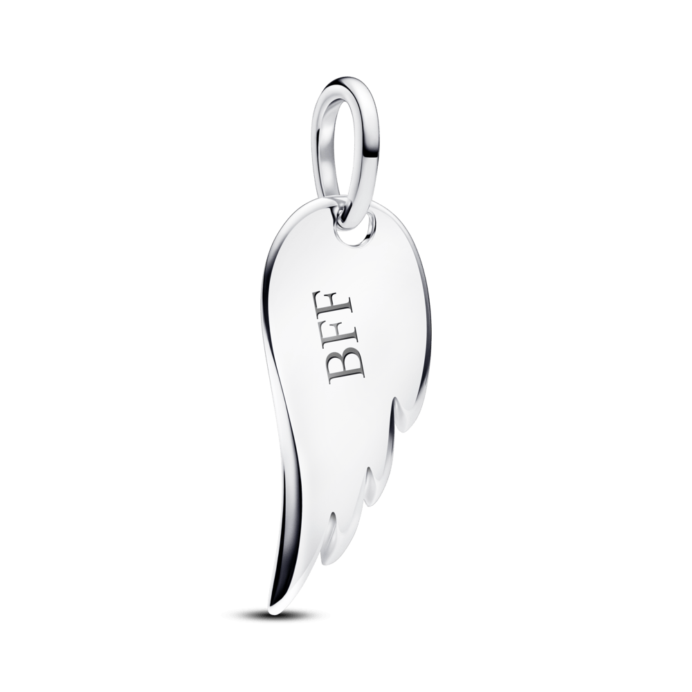 Iegravējamais eņģeļa spārna kulons