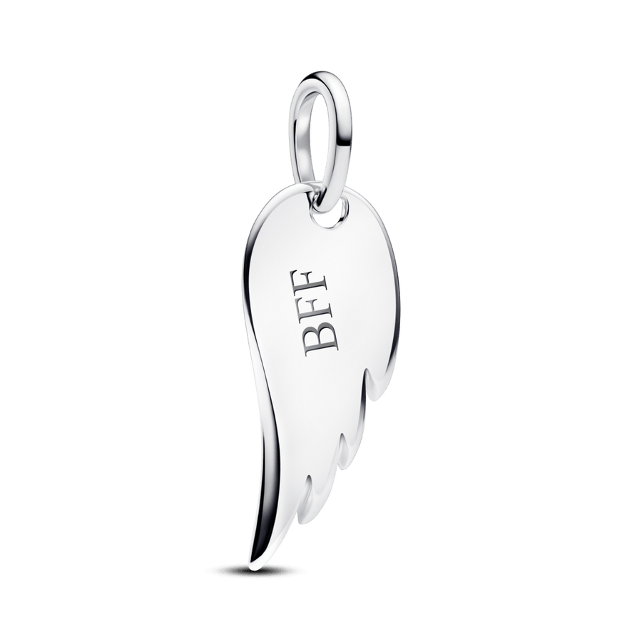 Iegravējamais eņģeļa spārna kulons