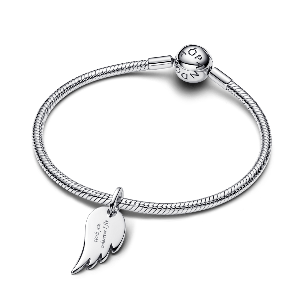 Iegravējamais eņģeļa spārna kulons