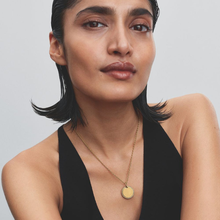 Iegravējamais apaļais kulons