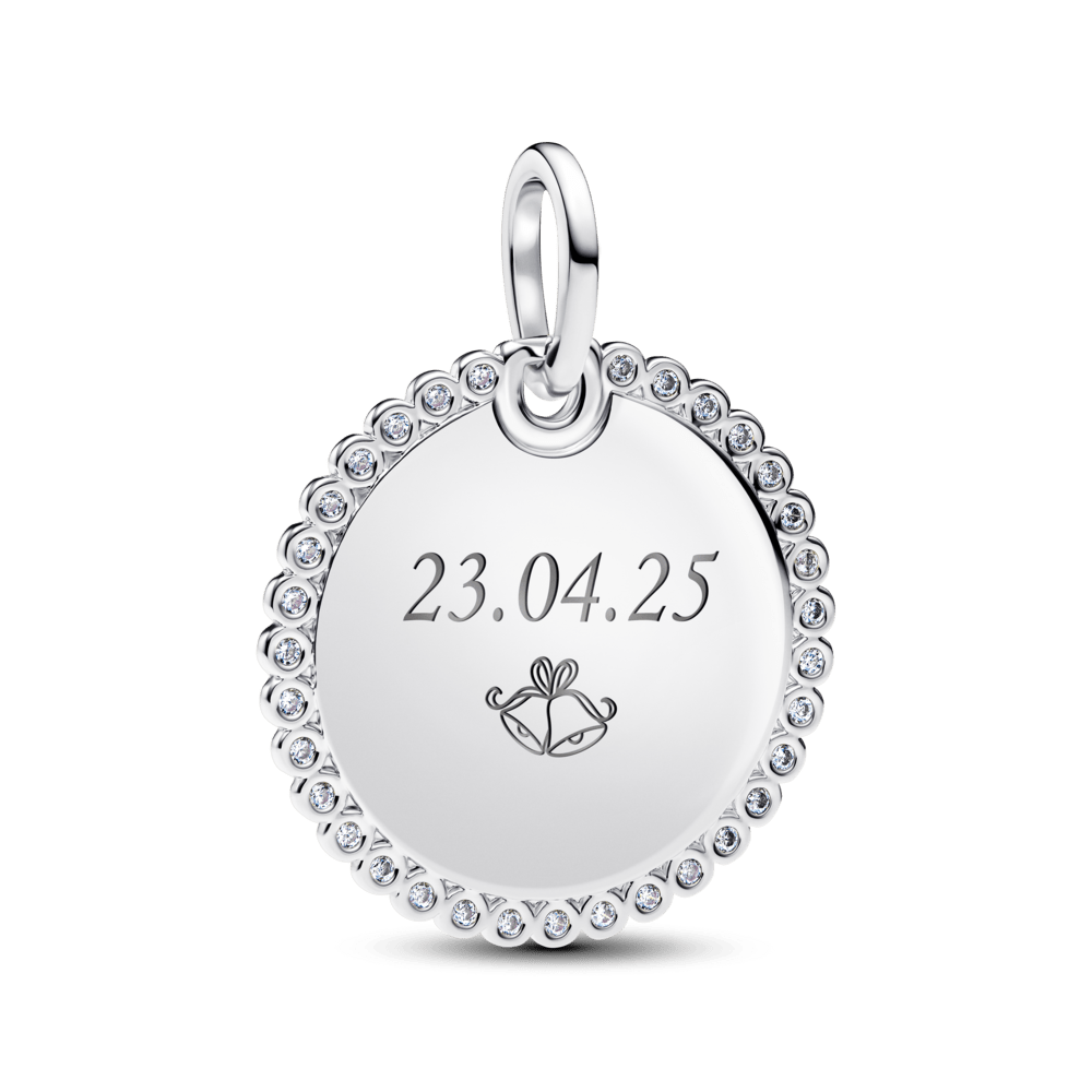 Iegravējamais apaļais kulons