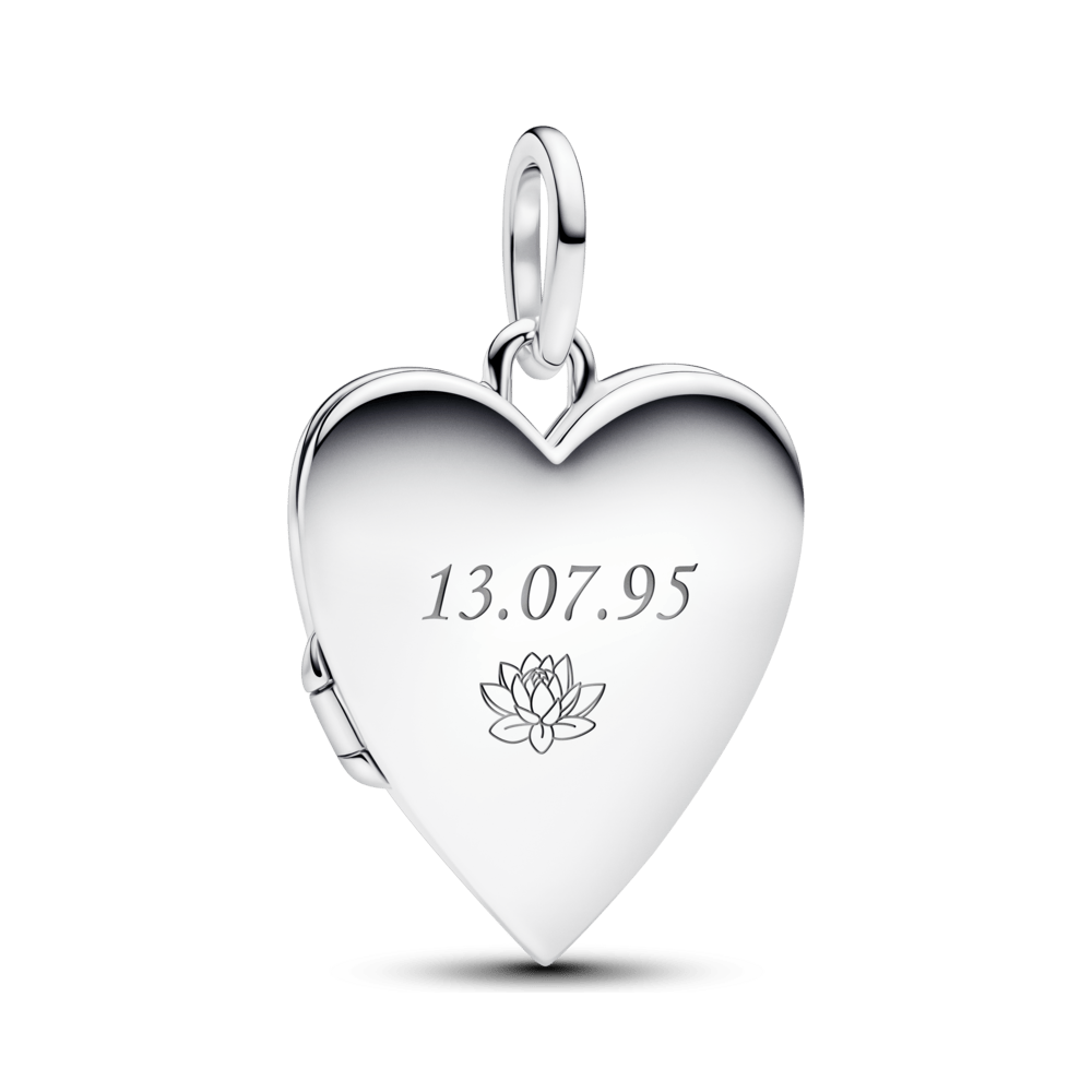 Iegravējamais atveramās sirds kulons