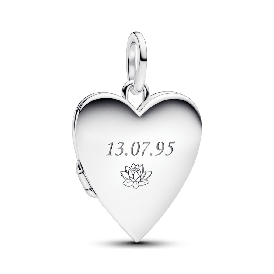 Iegravējamais atveramās sirds kulons