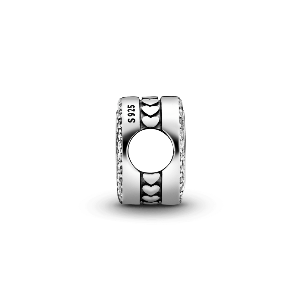 Mirdzošs iegravējams pogas amulets