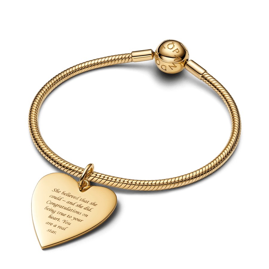 Iegravējamais apjomīgais sirds kulons