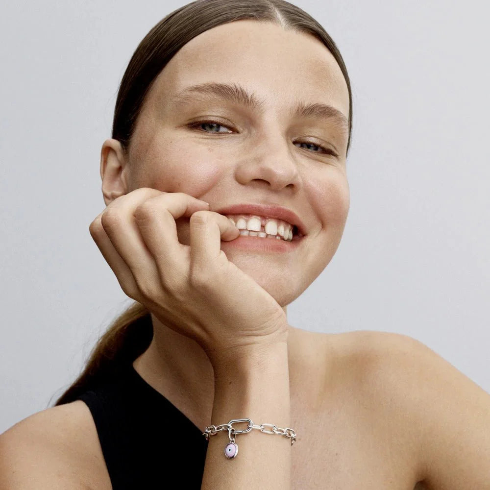 Iegravējams ļaunās acs Murano stikla mini amulets