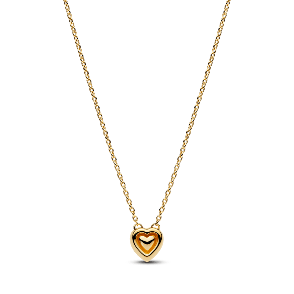 Gravējamā sirds formas Halo kaklarota